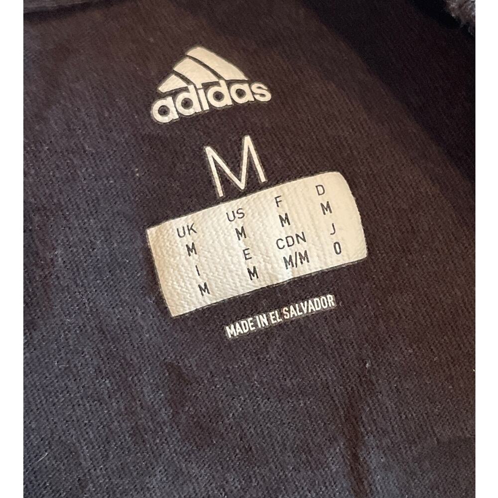 ADIDAS Black Tshirt Boys Sz M Gently used - Picture 4 of 4